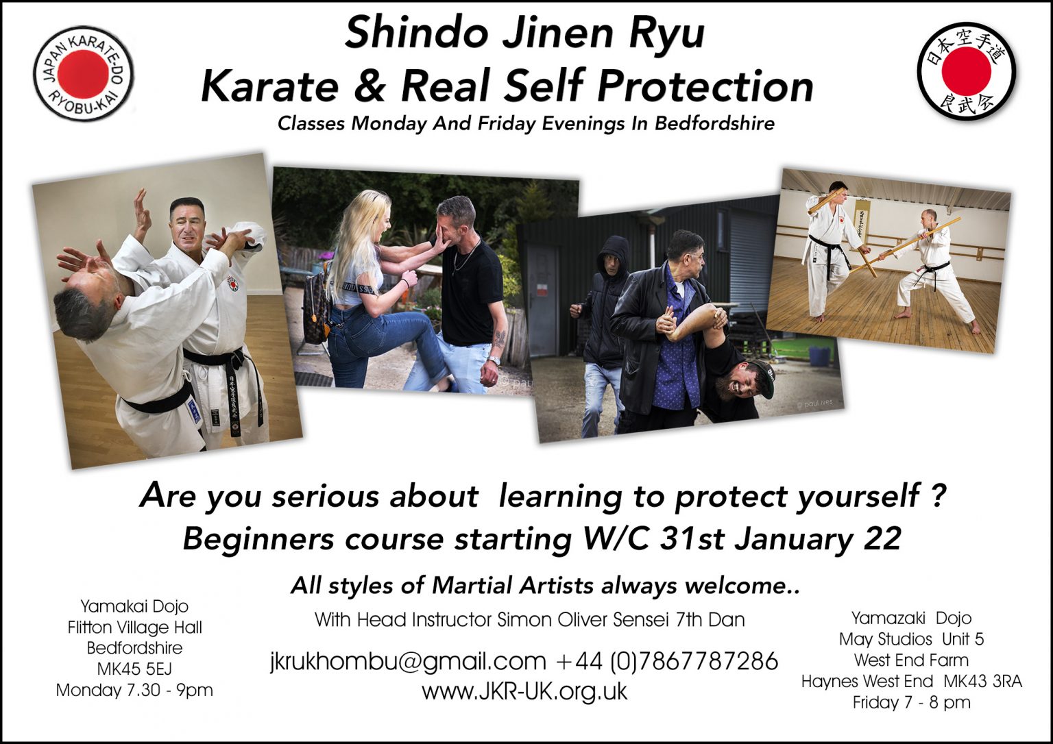 Shindō Jinen Ryu Beginners Course – Yamakai Karate JKR